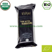 Chocolate negro ecol�gico de cobertura VIVANI